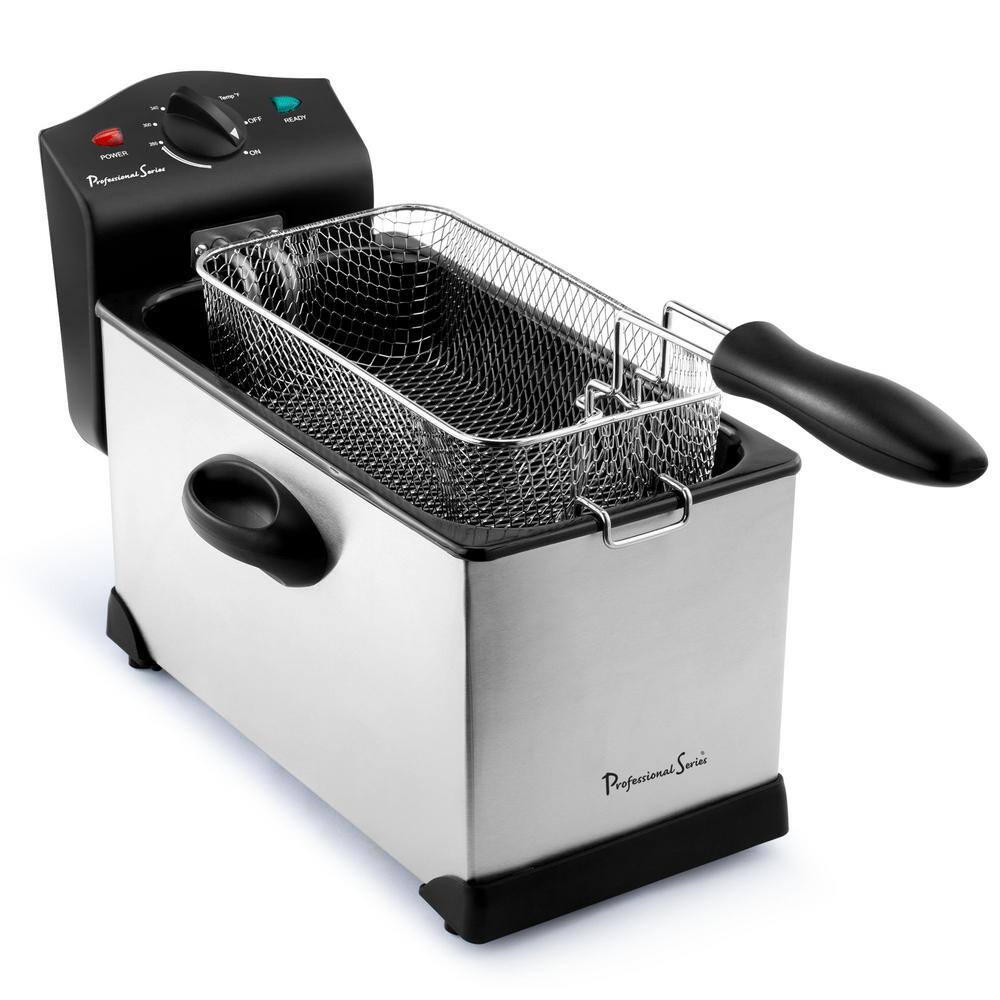 Continental Professional Series 3 qt. Stainless Steel Deep Fryer