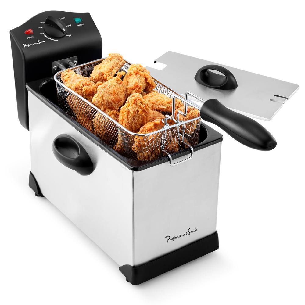 Continental Professional Series 3 qt. Stainless Steel Deep Fryer