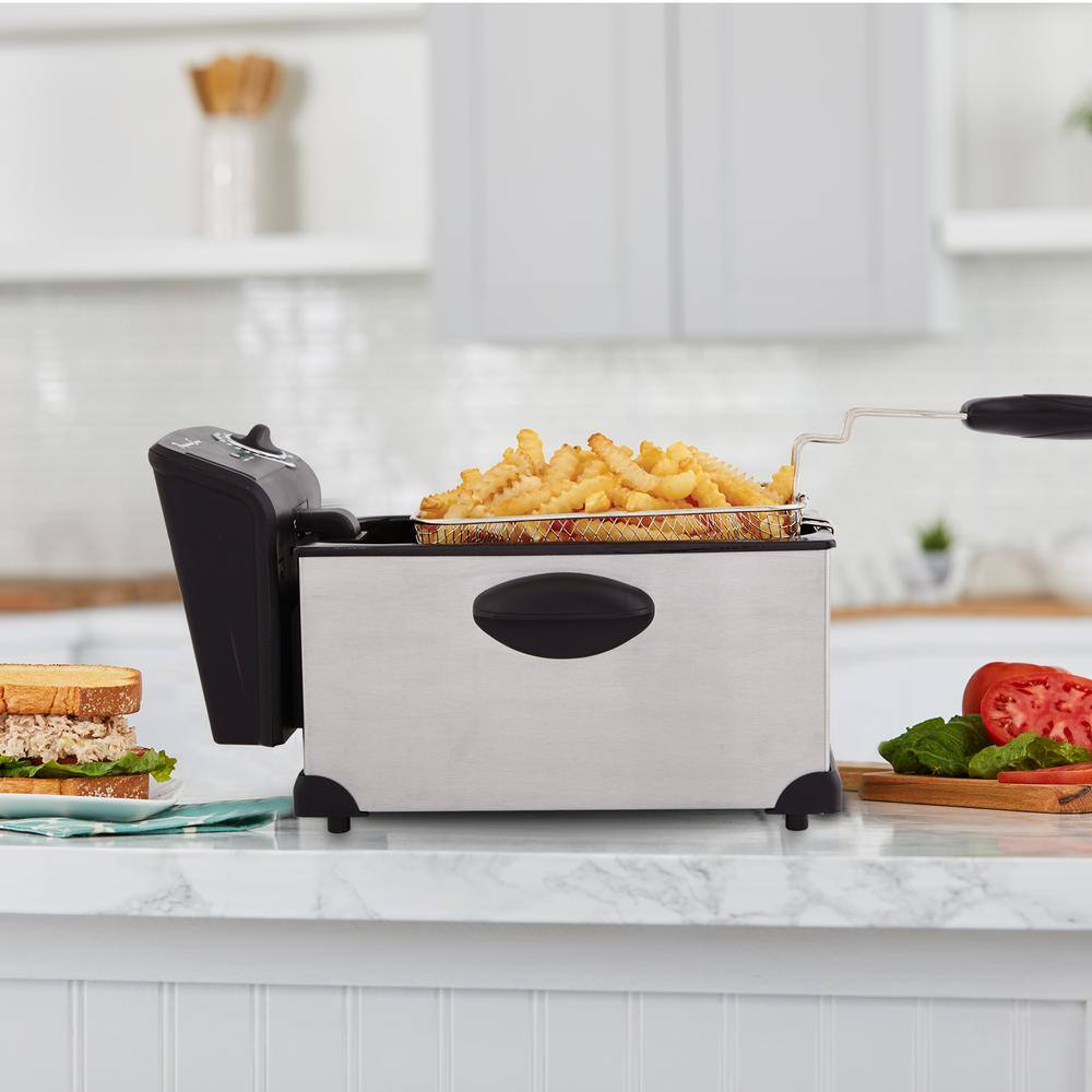 Continental Professional Series 3 qt. Stainless Steel Deep Fryer