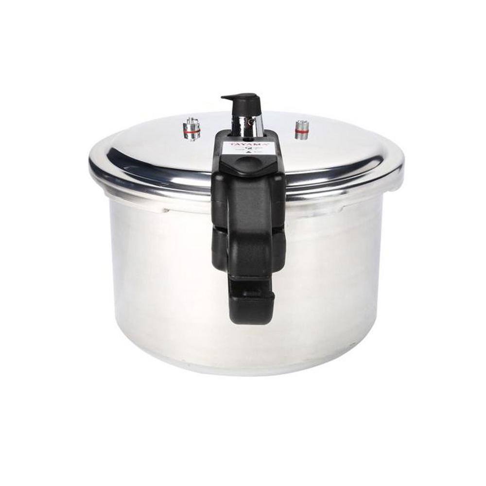 Tayama 7 qt. Stainless Steel Aluminum Stovetop Pressure Cooker