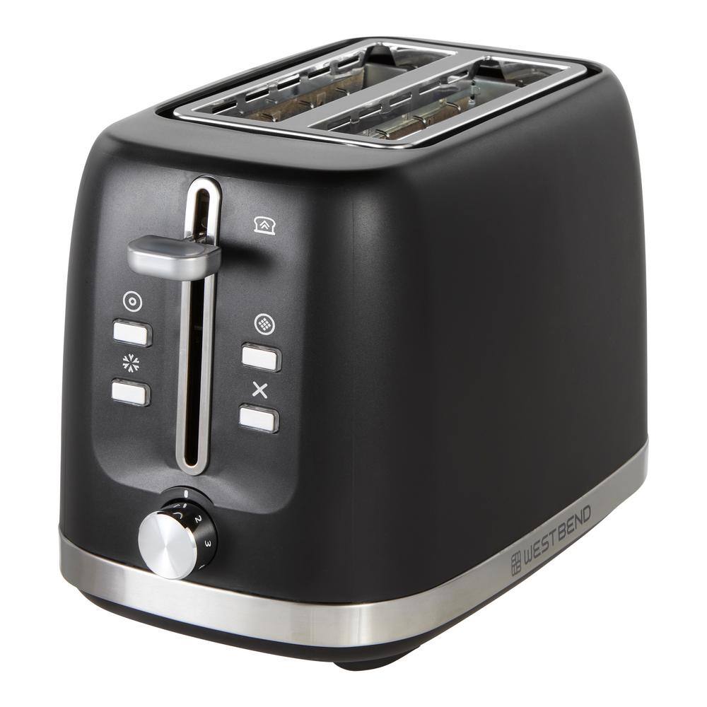 West Bend 2-Slice Toaster, in Black