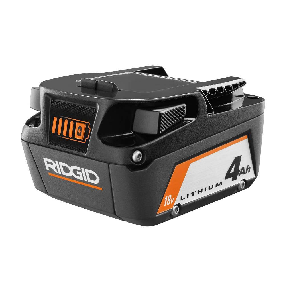 RIDGID 18V Cordless Grease Gun with 18V Lithium-Ion 4.0 Ah Battery