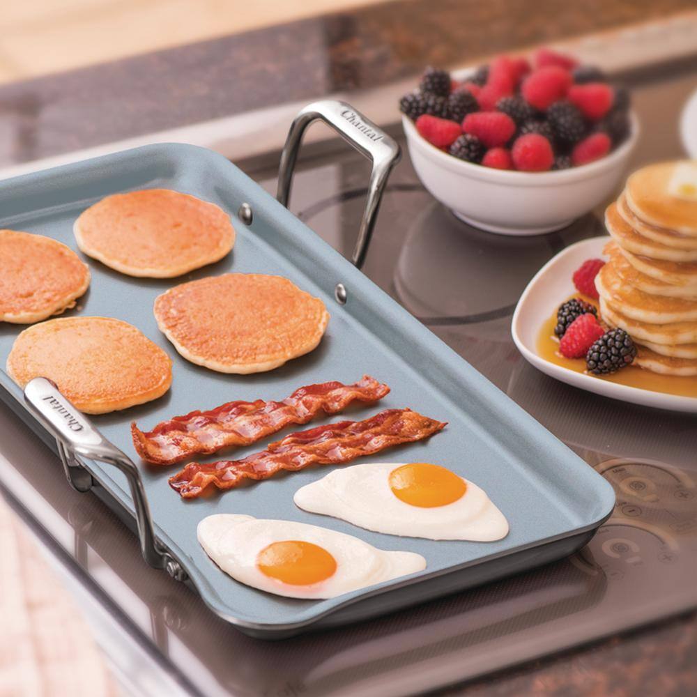 Chantal 21 Supreme 19 in. Ceramic Nonstick Tri-Ply Griddle