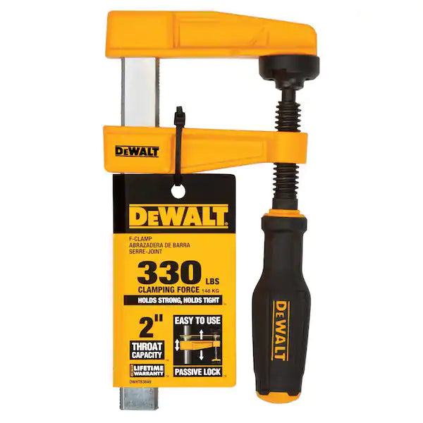 DEWALT  4 in. 330 lb. Bar Clamp w/2 in. Throat Depth