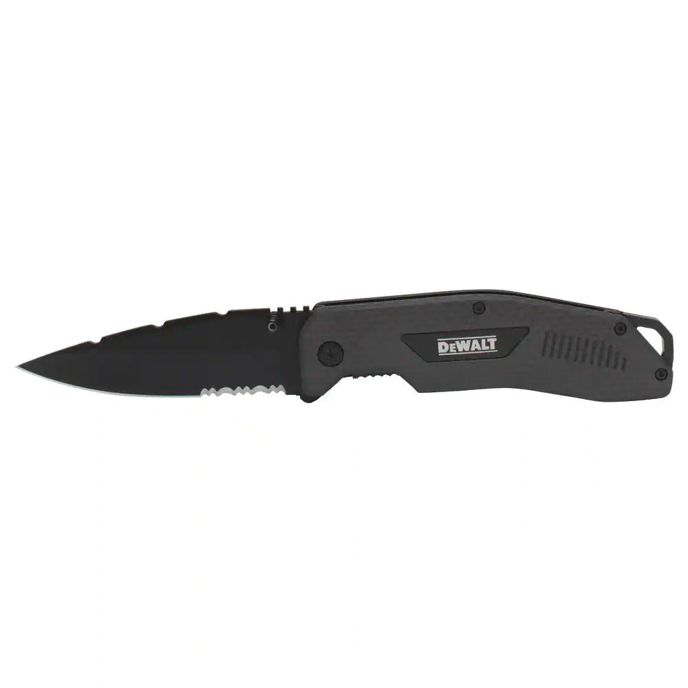 DEWALT  3-1/2 in. Folding Knife with Carbon Fiber Handle