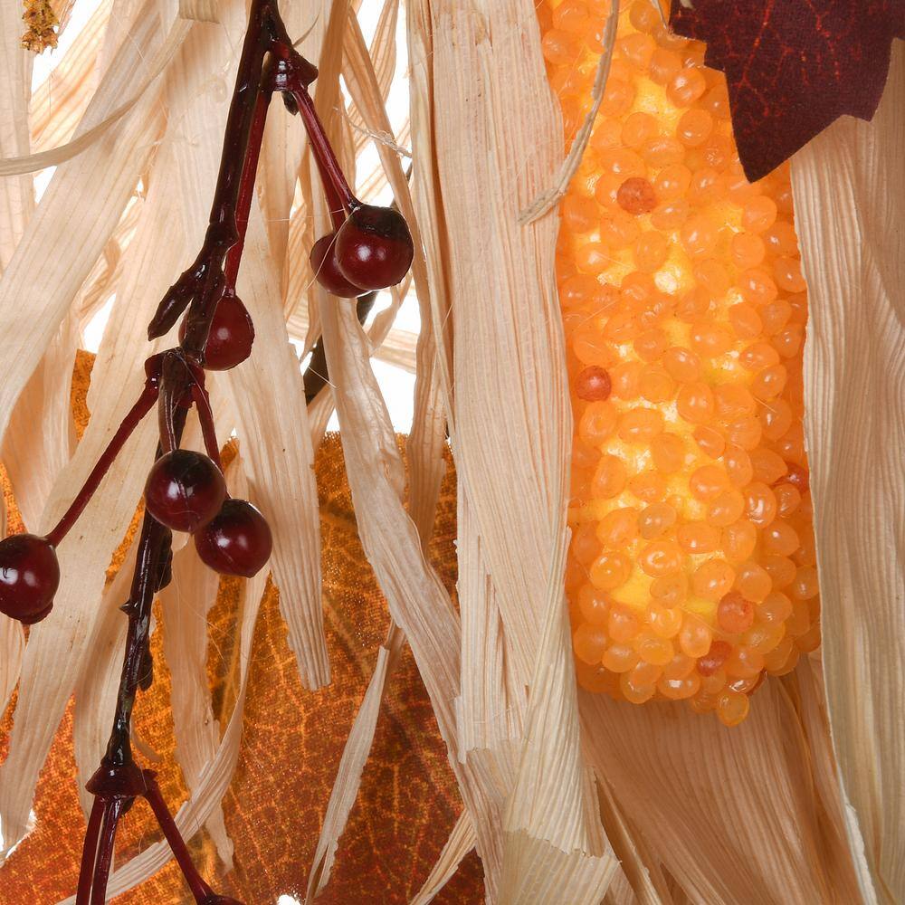 National Tree Company 30 in. Harvest Raffia Teardrop