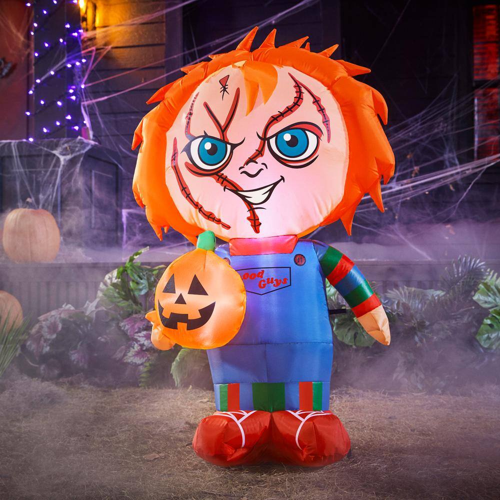 Universal 3.5 ft. LED Stylized Chucky Inflatable