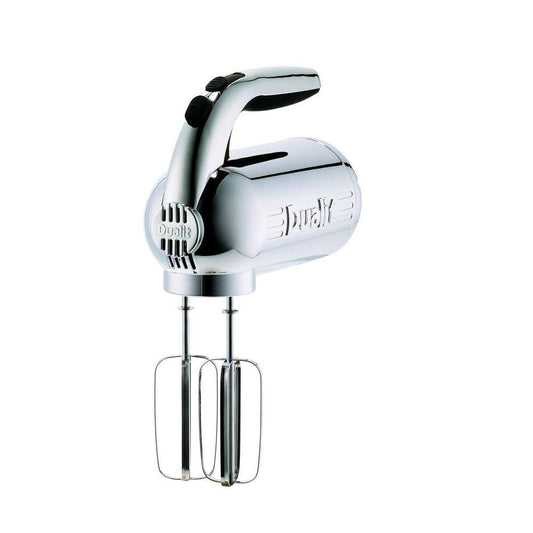 Dualit 4-Speed Black Chrome Hand Mixer with Retractable Cord