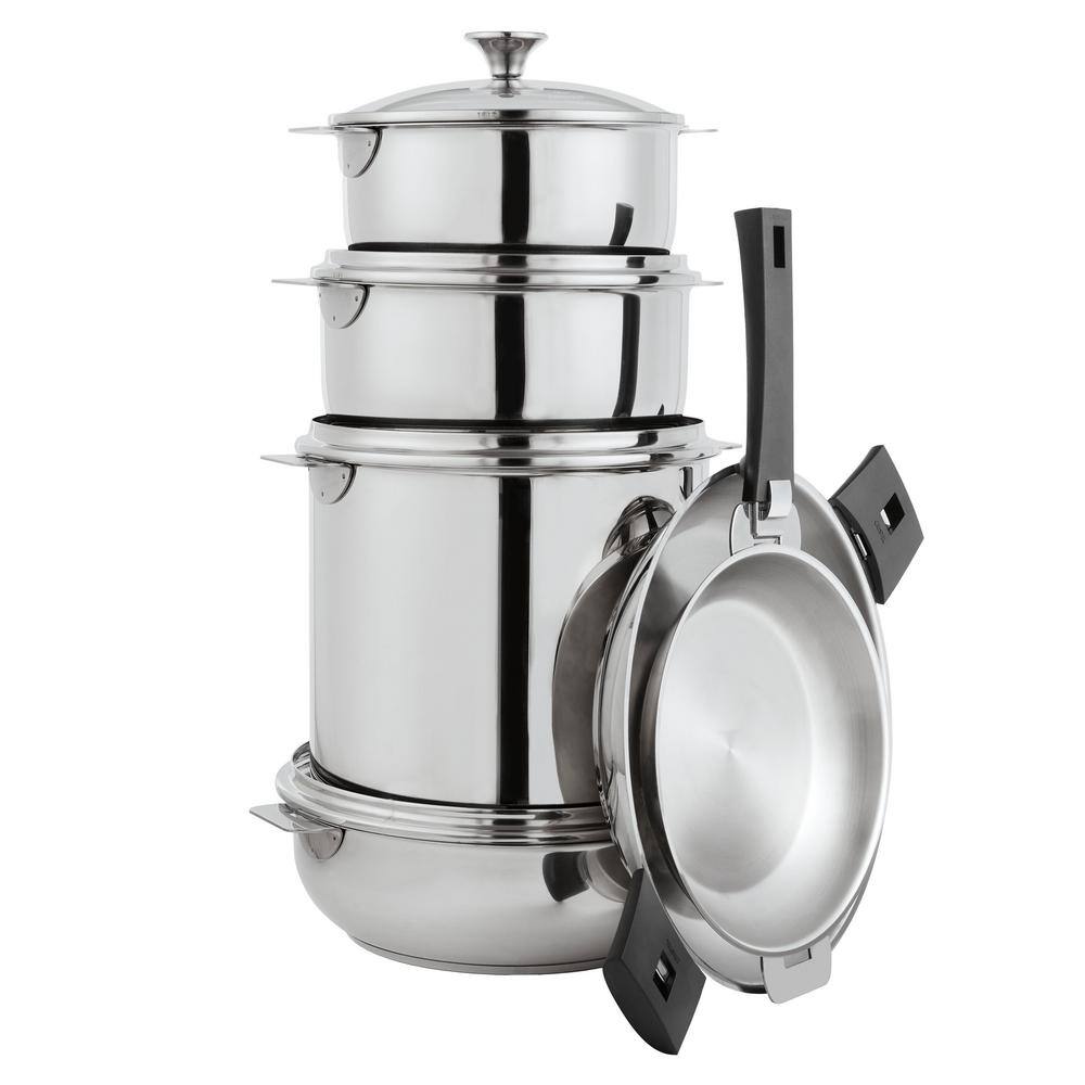 Cristel Tulipe 13-Piece Stainless Steel Cookware Set