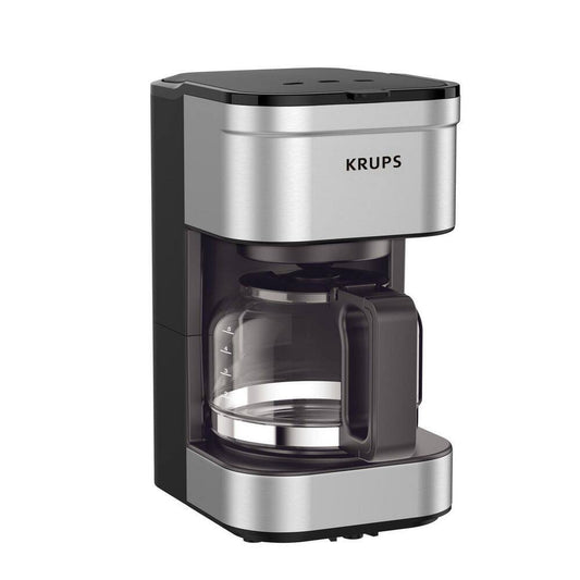 Krups 5-Cup Stainless Steel Drip Coffee Maker with Reusable Coffee Filter