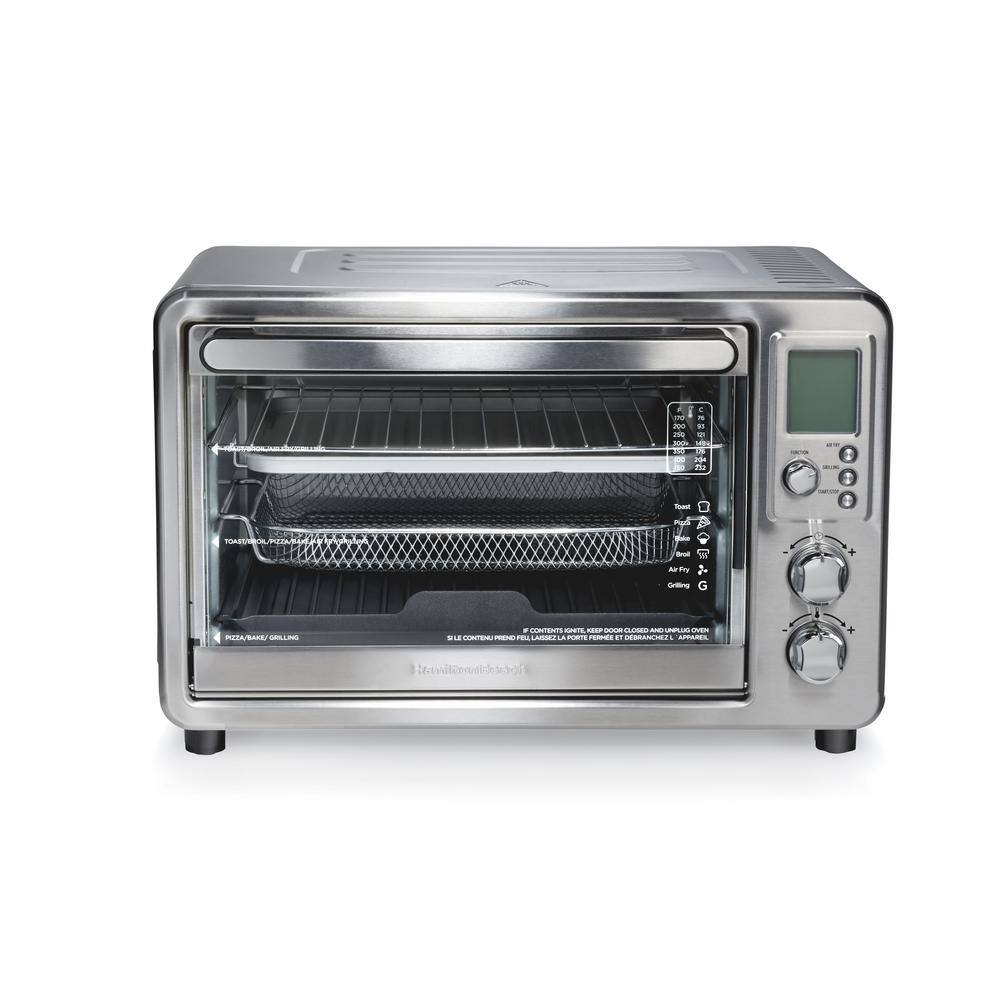 Hamilton Beach Sure-Crisp 1700-Watts 6-Slice Stainless Steel Air Fry Oven with Grill