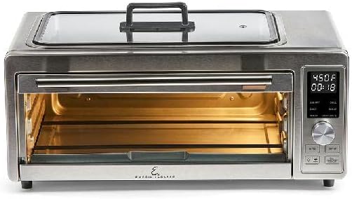 Emeril Lagasse Emeril 1700-Watt 6-slice Silver Convection Toaster Oven with Grill