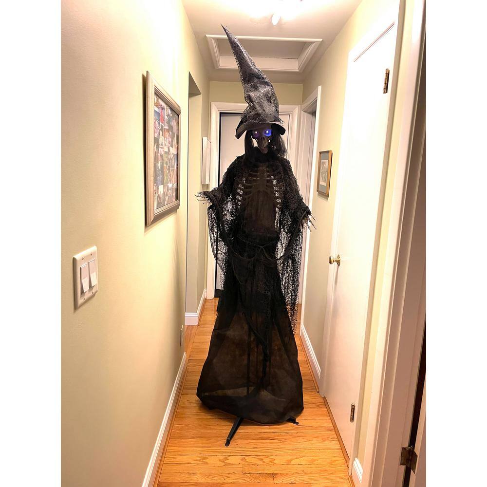 78 in. Life Size Standing Light Up and Talking Witch