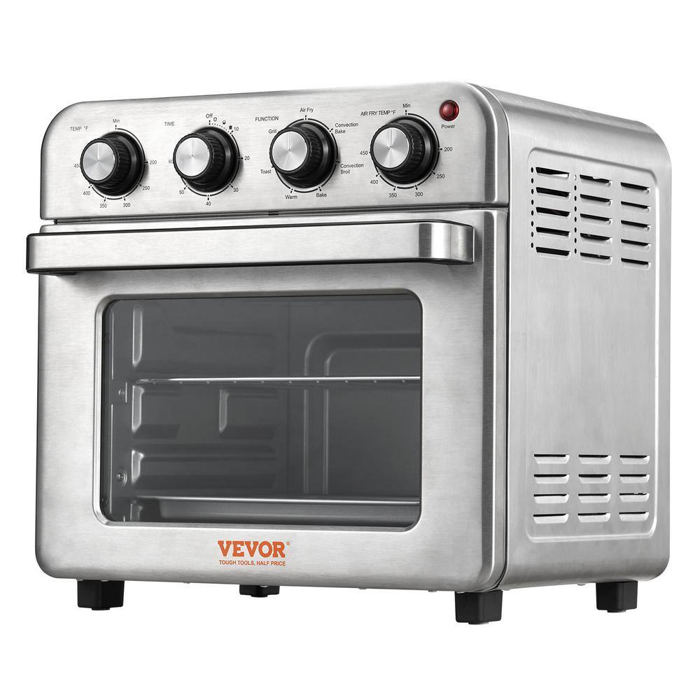 VEVOR 7-IN-1 Air Fryer Toaster Oven, 18L Convection Oven, 1700W Stainless Steel Toaster Ovens Countertop Combo