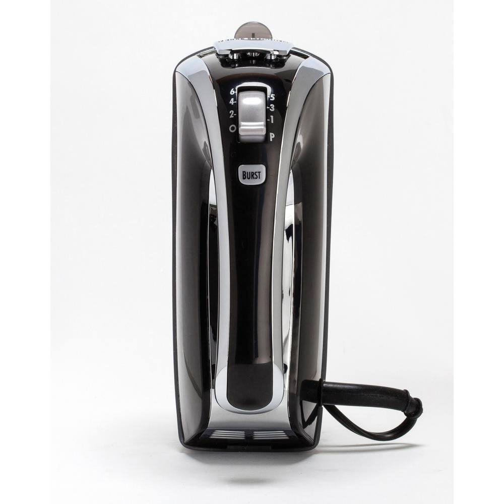 Hamilton Beach 6-Speed Black Hand Mixer with Snap-On Case