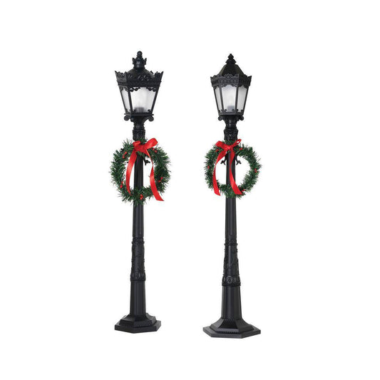 GERSON INTERNATIONAL 26 in. H Indoor Lamp Post (Set of 2)