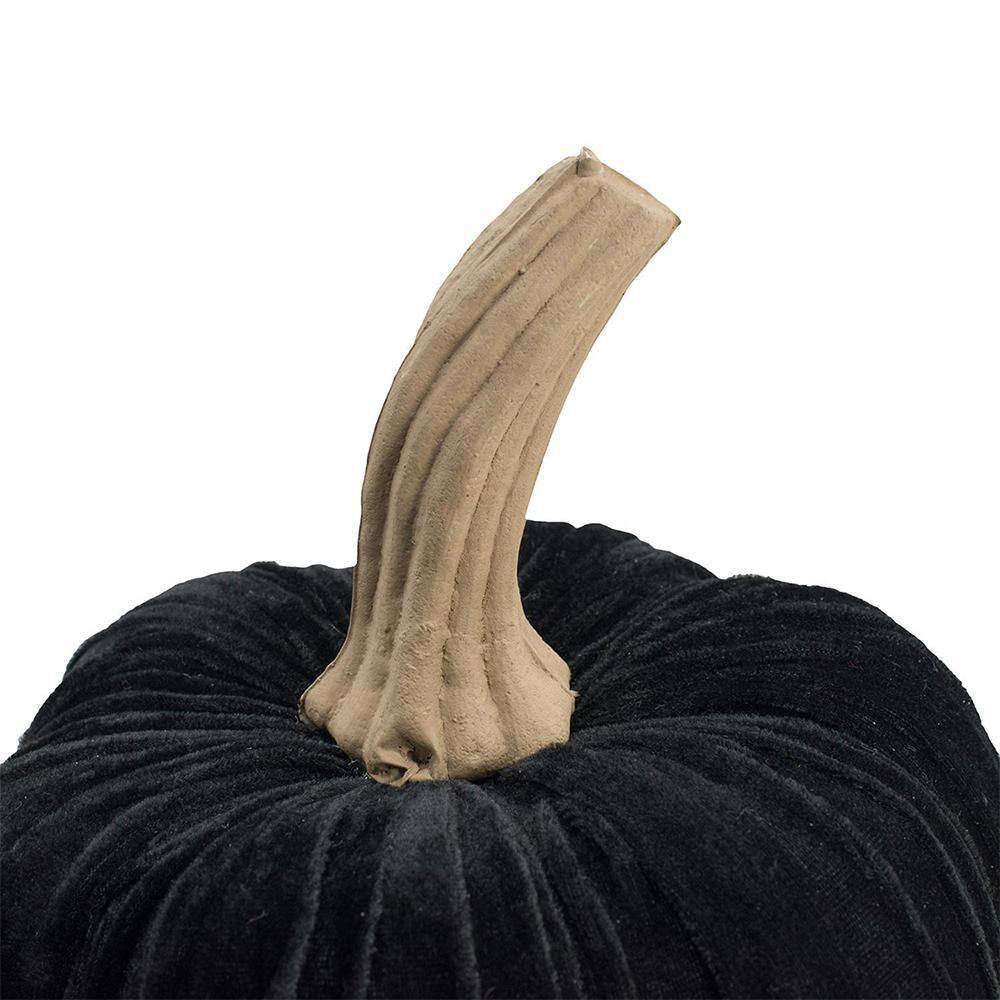 Seasonal Abode Inc Malika Black Velvet Pumpkin