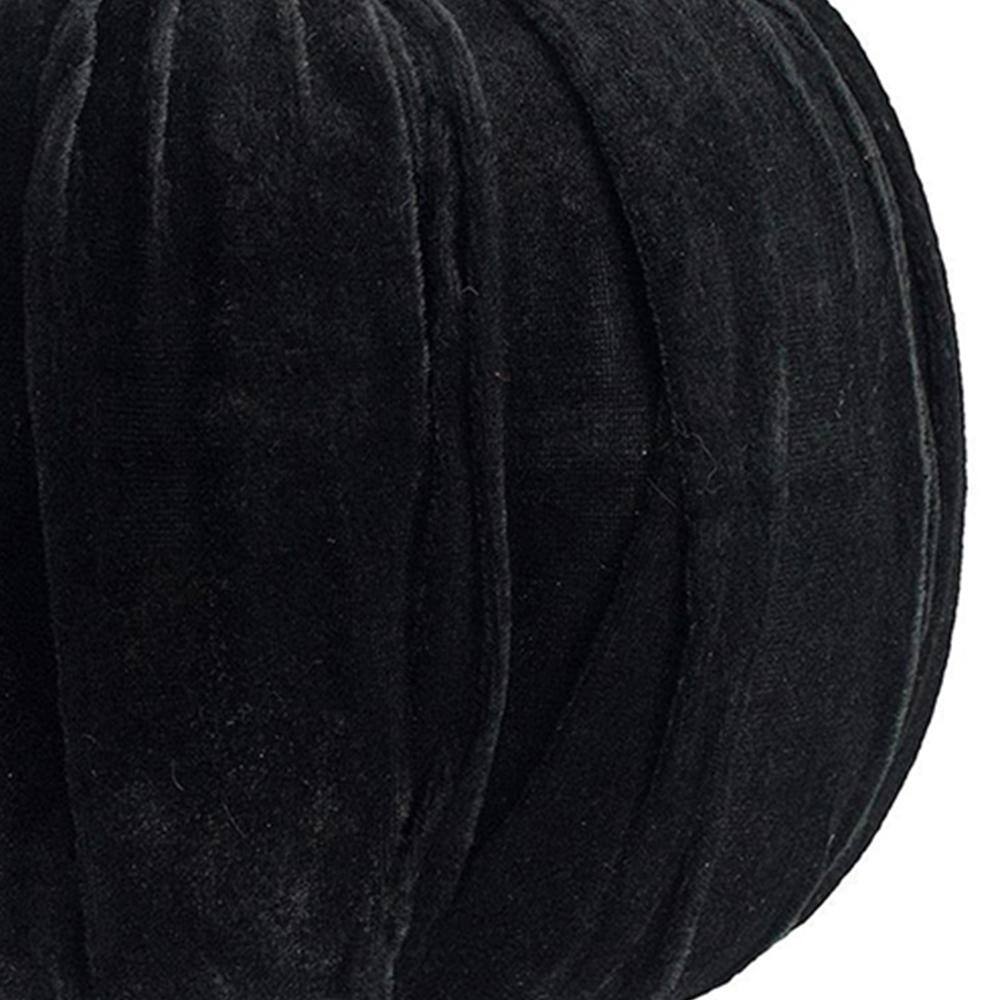 Seasonal Abode Inc Malika Black Velvet Pumpkin