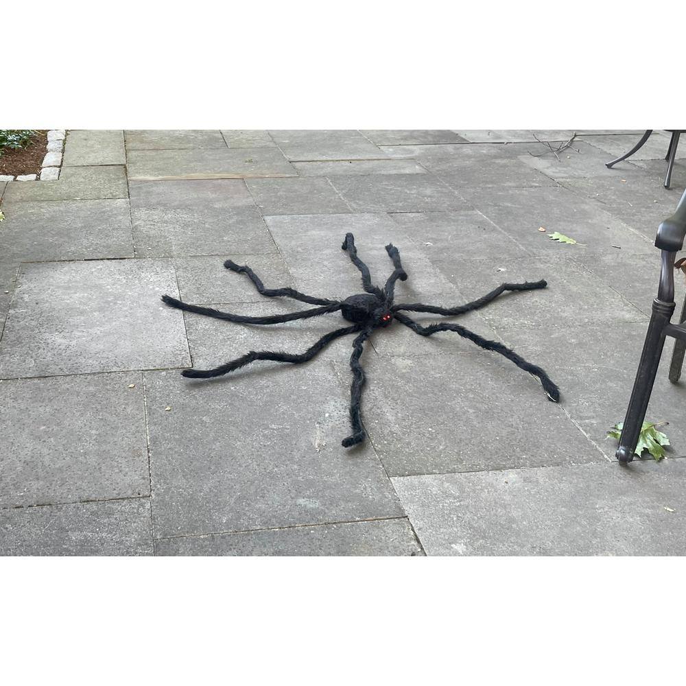 36 in. Indoor Giant Halloween Animated Crawling Spider Decoration