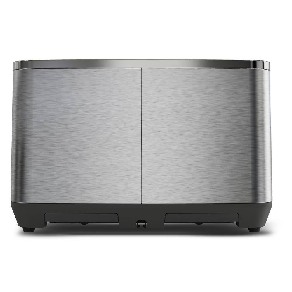 GE 4-Slice Stainless Steel Wide Slot Toaster with 7 Shade Settings