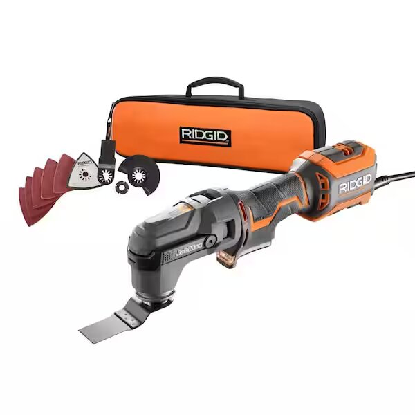 RIDGID  4 Amp Corded Oscillating Multi-Tool