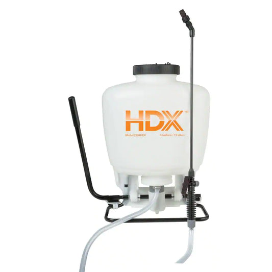 HDX  4 Gallon Manual Piston Pump Backpack Sprayer