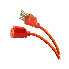 HDX 50 ft. 16/3 Light-Duty Indoor/Outdoor Extension Cord, Orange