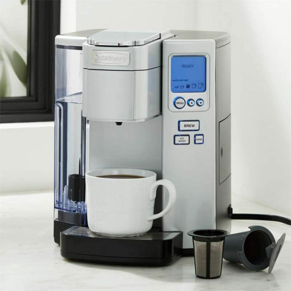 Cuisinart Premium Programmable Silver Single Serve Coffee Maker