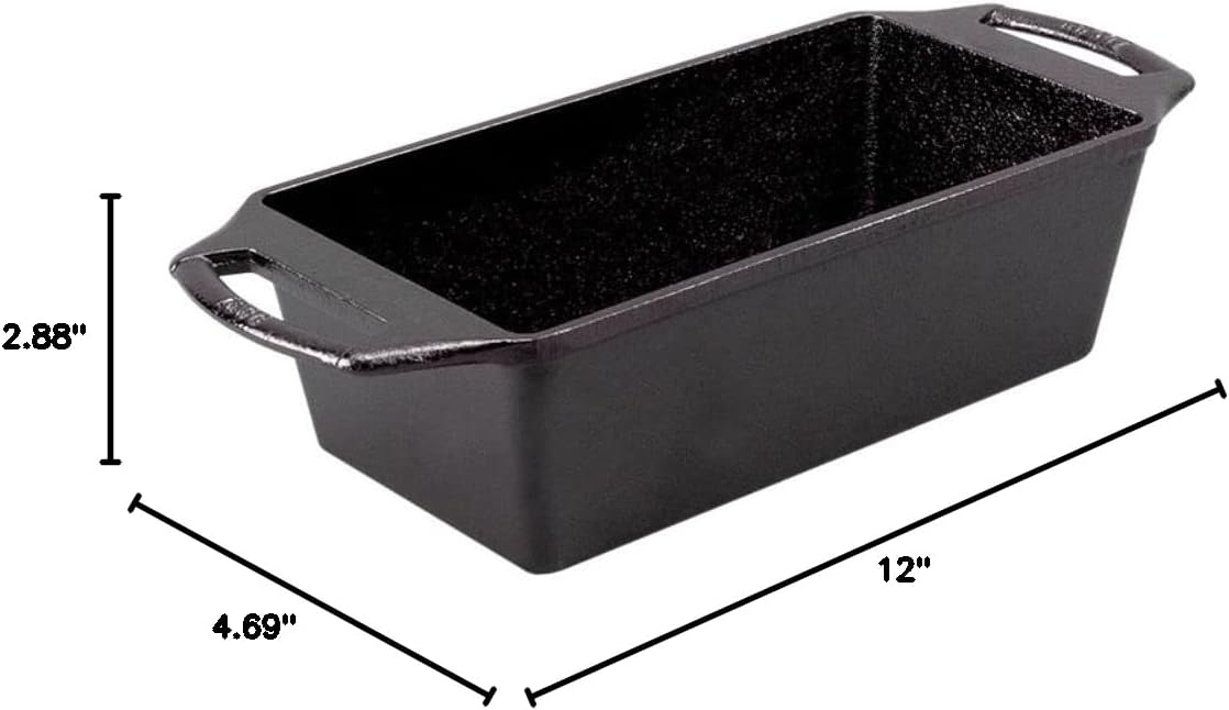 Lodge 8.5 in. x 4.5 in. Cast Iron Loaf Pan