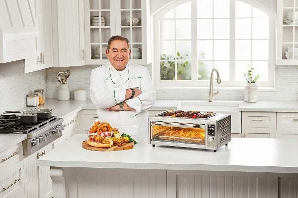 Emeril Lagasse Emeril 1700-Watt 6-slice Silver Convection Toaster Oven with Grill