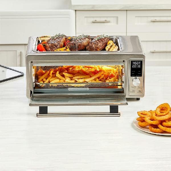 Emeril Lagasse Emeril 1700-Watt 6-slice Silver Convection Toaster Oven with Grill