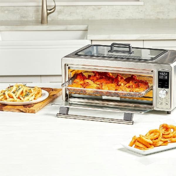 Emeril Lagasse Emeril 1700-Watt 6-slice Silver Convection Toaster Oven with Grill