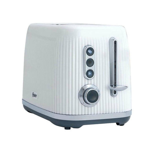 Oster Retro 2-Slice Toaster with Extra Wide Slots in White