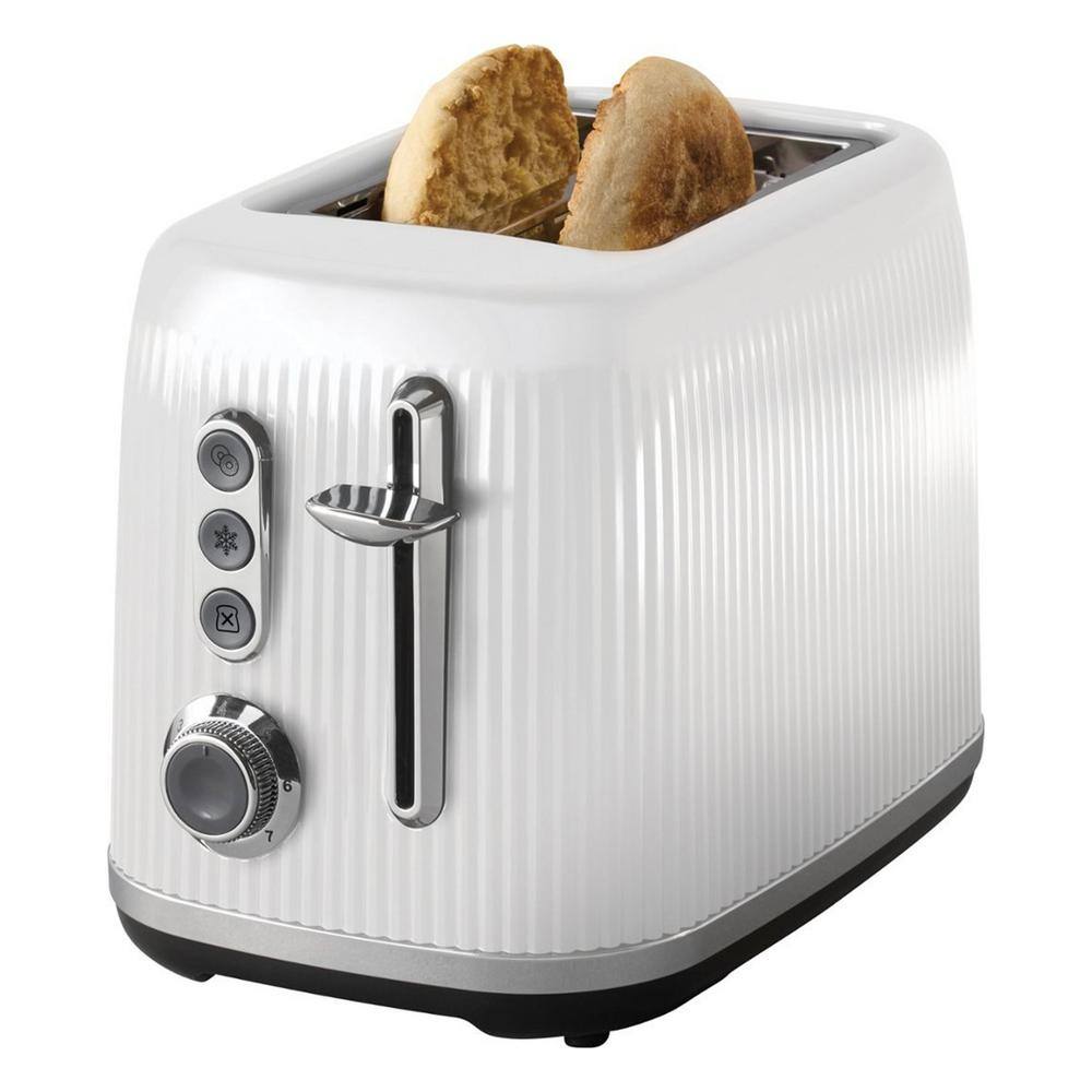 Oster Retro 2-Slice Toaster with Extra Wide Slots in White