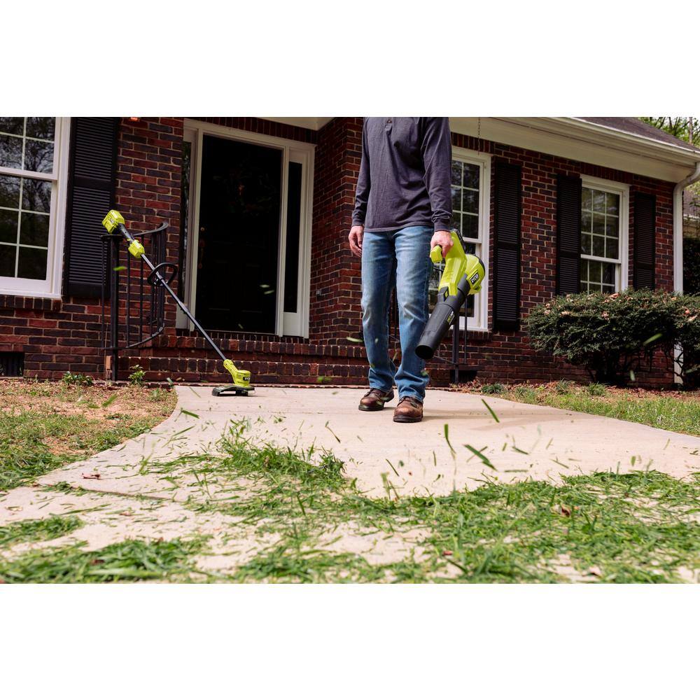 RYOBI ONE+ HP 18V Brushless 110 MPH 350 CFM Cordless Variable-Speed Jet Fan Leaf Blower (Tool Only)