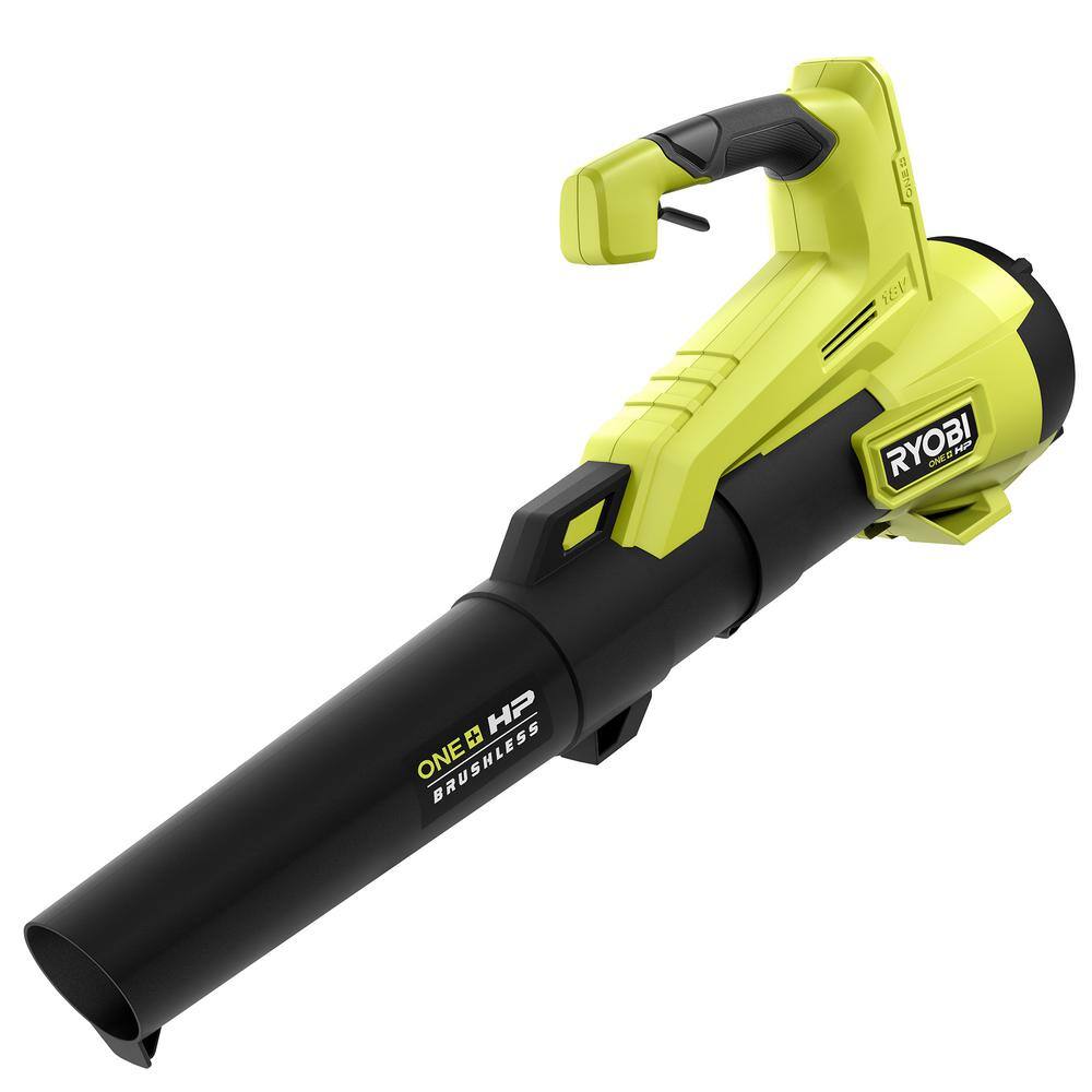 RYOBI ONE+ HP 18V Brushless 110 MPH 350 CFM Cordless Variable-Speed Jet Fan Leaf Blower (Tool Only)