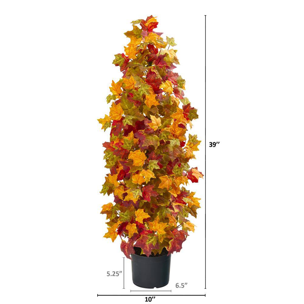 Nearly Natural 39 in. Autumn Maple Artificial Tree