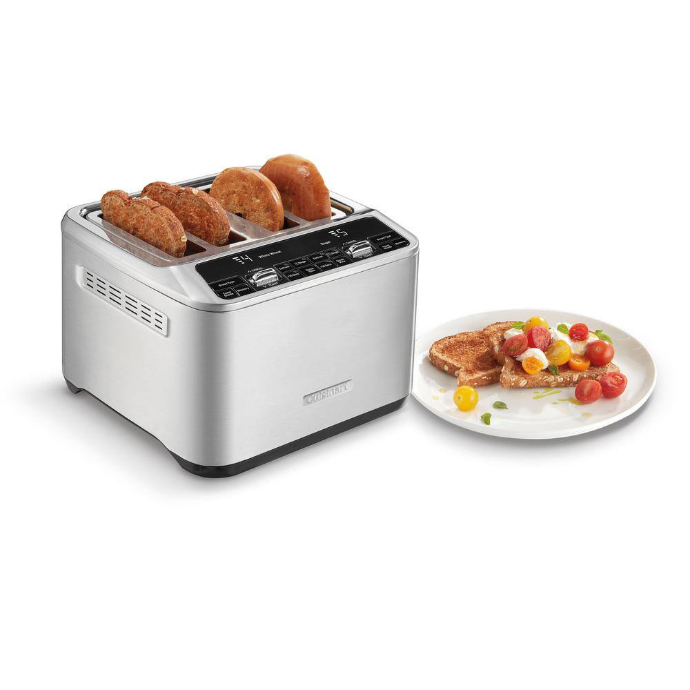 Cuisinart 4-Slice standard slot Motorized 1800 W Grey Digital Toaster