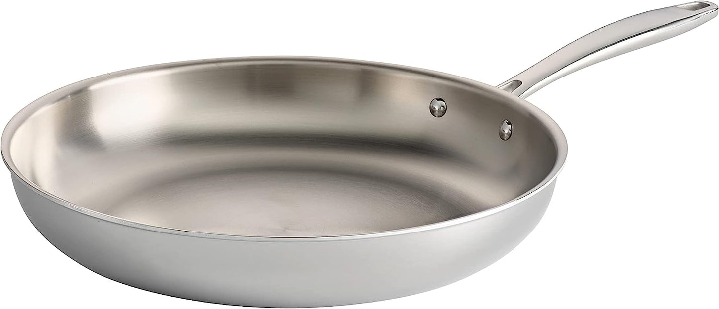 Tramontina Gourmet Tri-Ply Clad 12 in. Stainless Steel Frying Pan