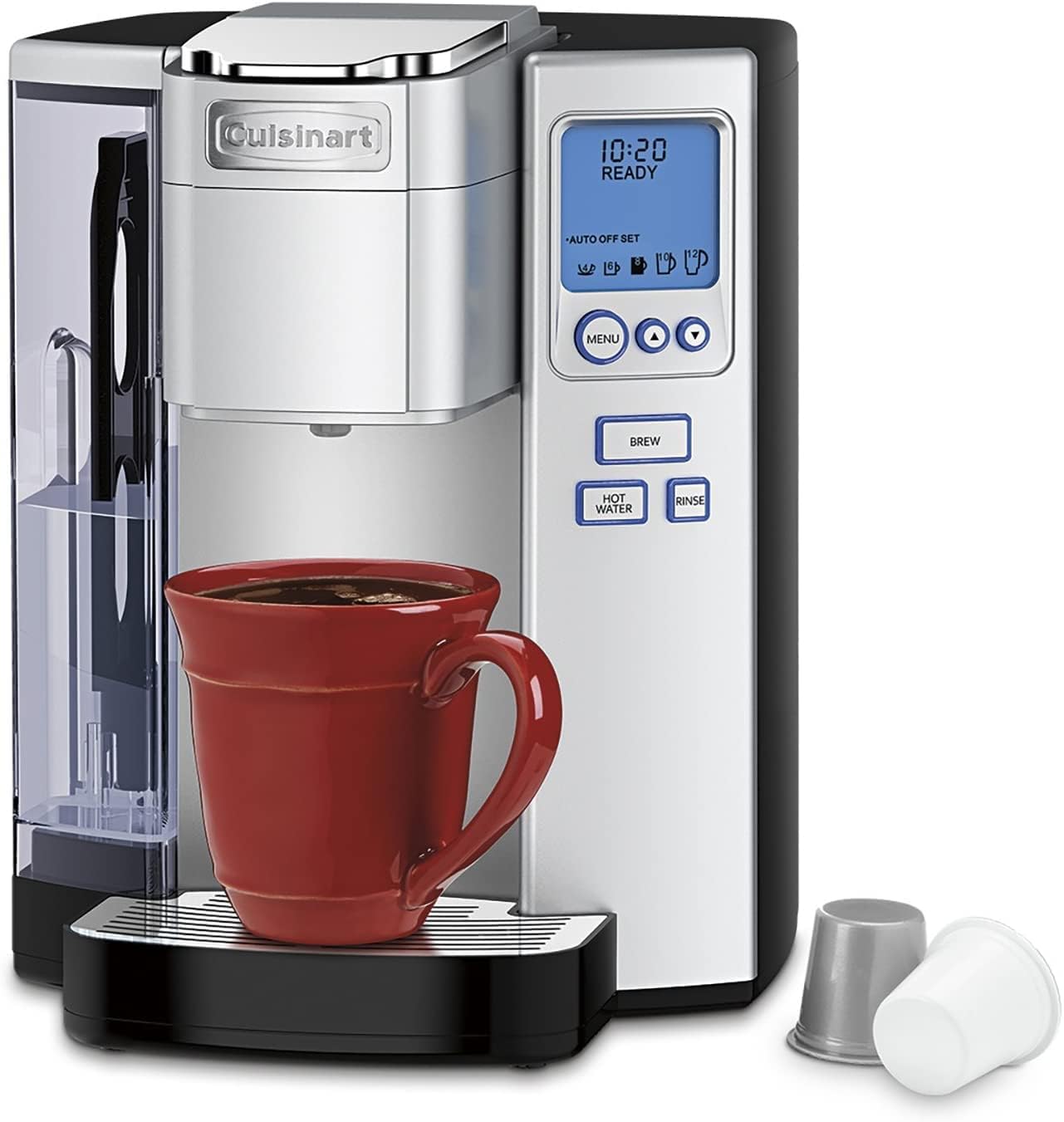 Cuisinart Premium Programmable Silver Single Serve Coffee Maker