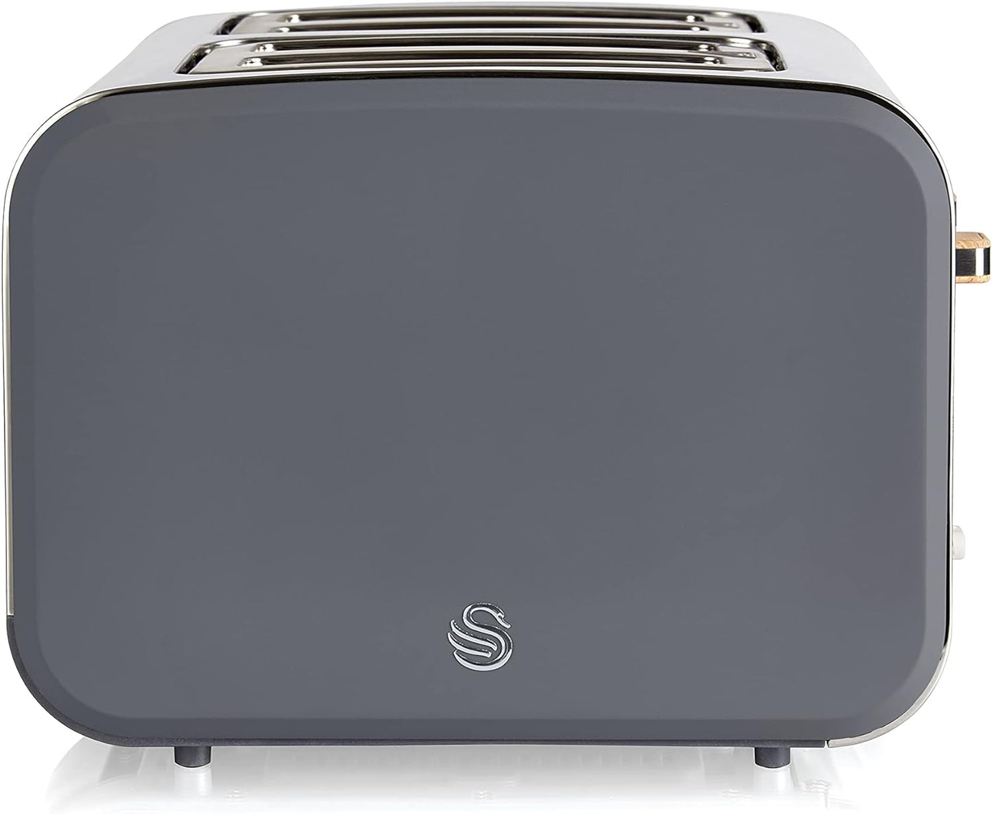 Nordic 4-Slice Toaster - Grey