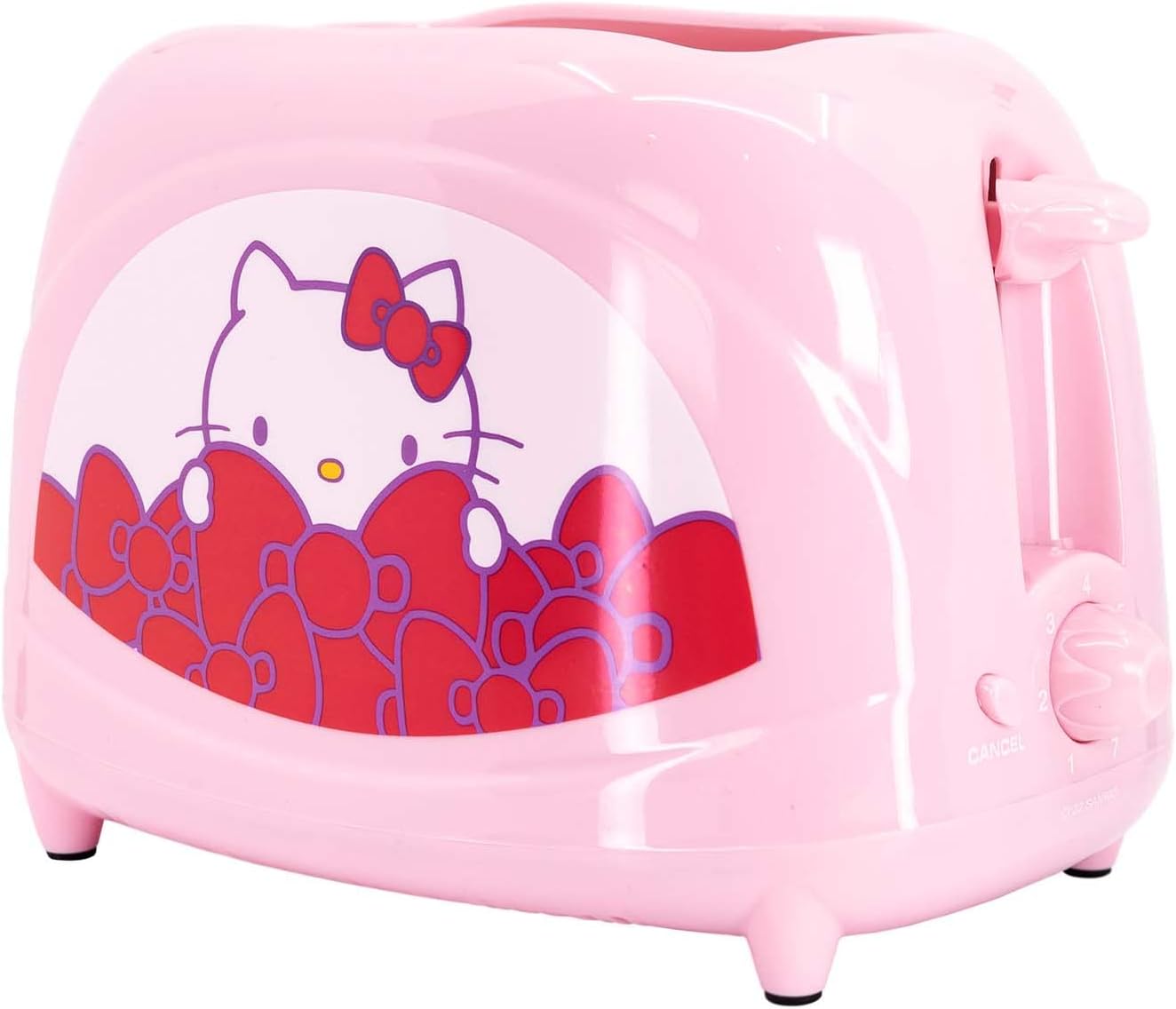 Uncanny Brands Pink Hello Kitty Two-Slice Toaster