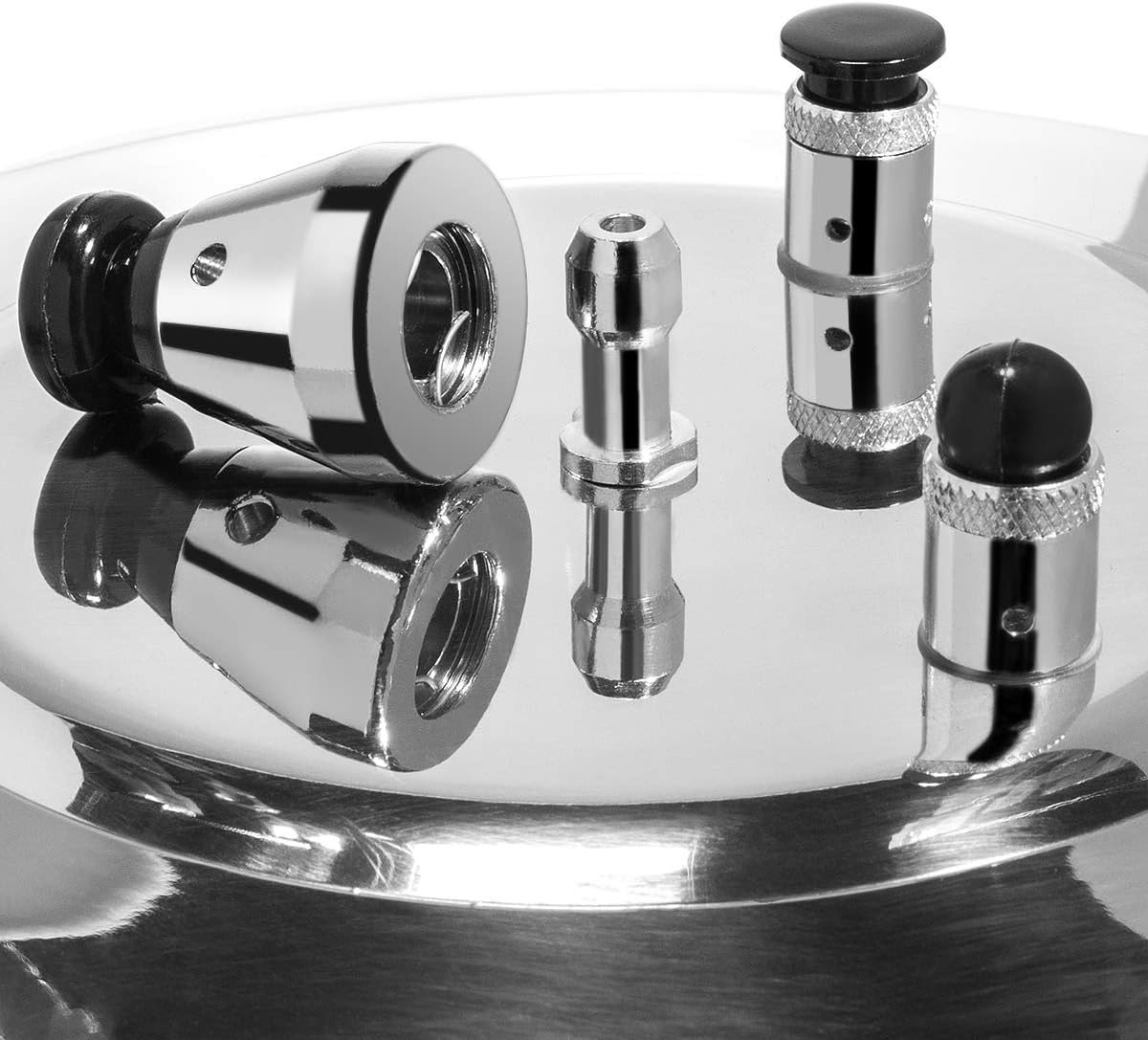 Barton 8 qt. Aluminum Stovetop Pressure Cooker Pot with Steam Release Valve