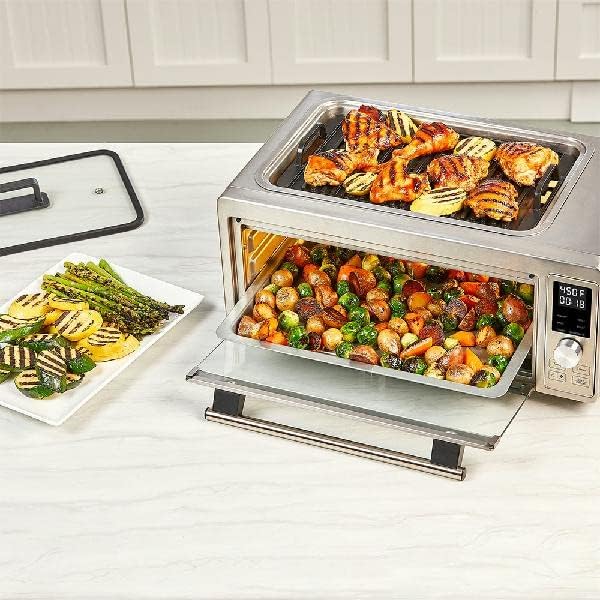 Emeril Lagasse Emeril 1700-Watt 6-slice Silver Convection Toaster Oven with Grill