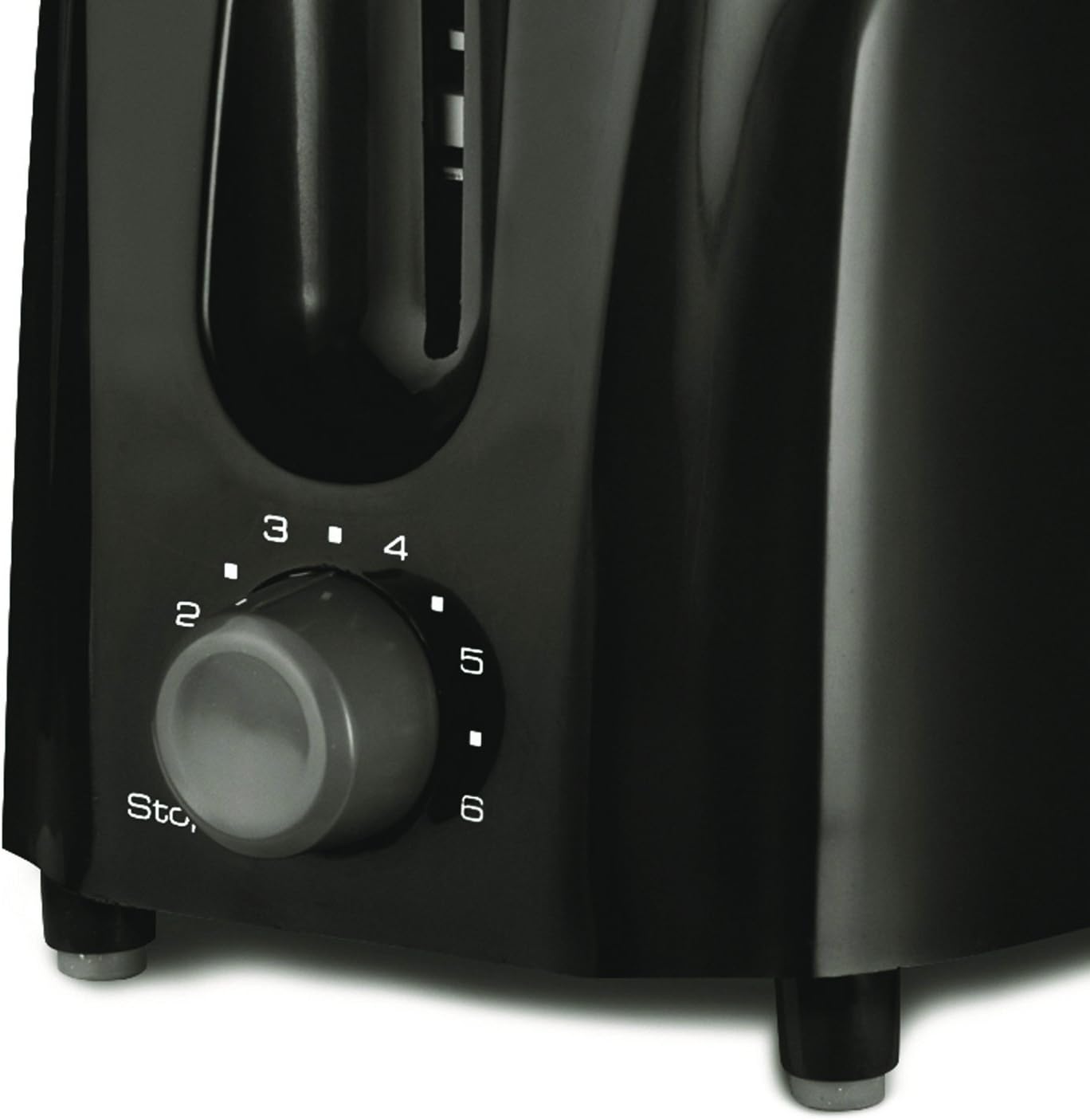 Brentwood 2-Slice Black Toaster with Cool-Touch Exterior