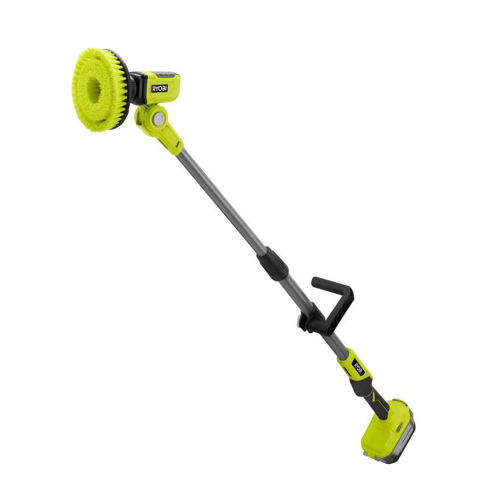 RYOBI ONE+ 18V Cordless Telescoping Power Scrubber (Tool Only)