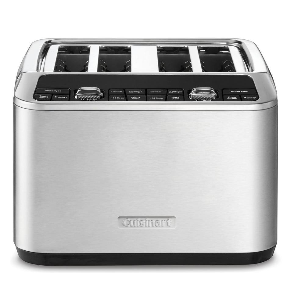 Cuisinart 4-Slice standard slot Motorized 1800 W Grey Digital Toaster