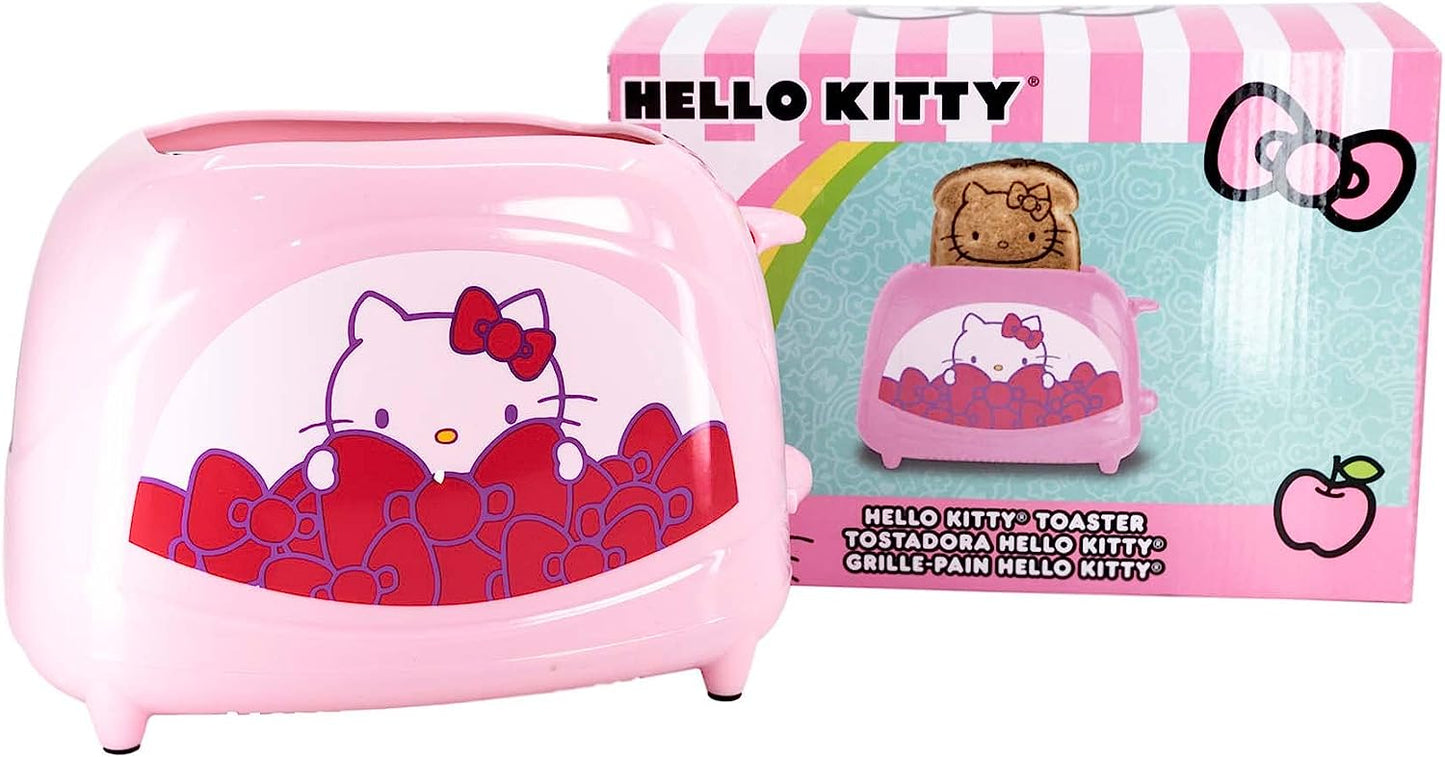 Uncanny Brands Pink Hello Kitty Two-Slice Toaster