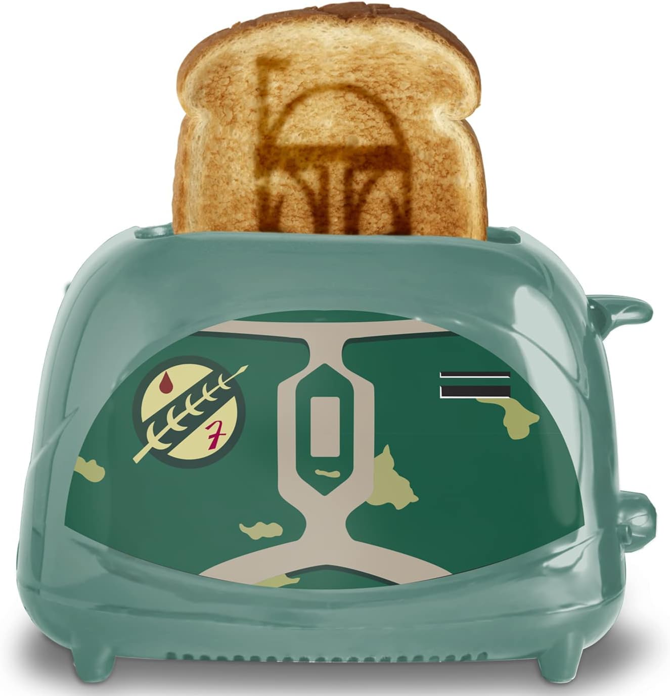 Uncanny Brands 600 Watts Brown Boba Fett Star Wars Two-Slice Toaster