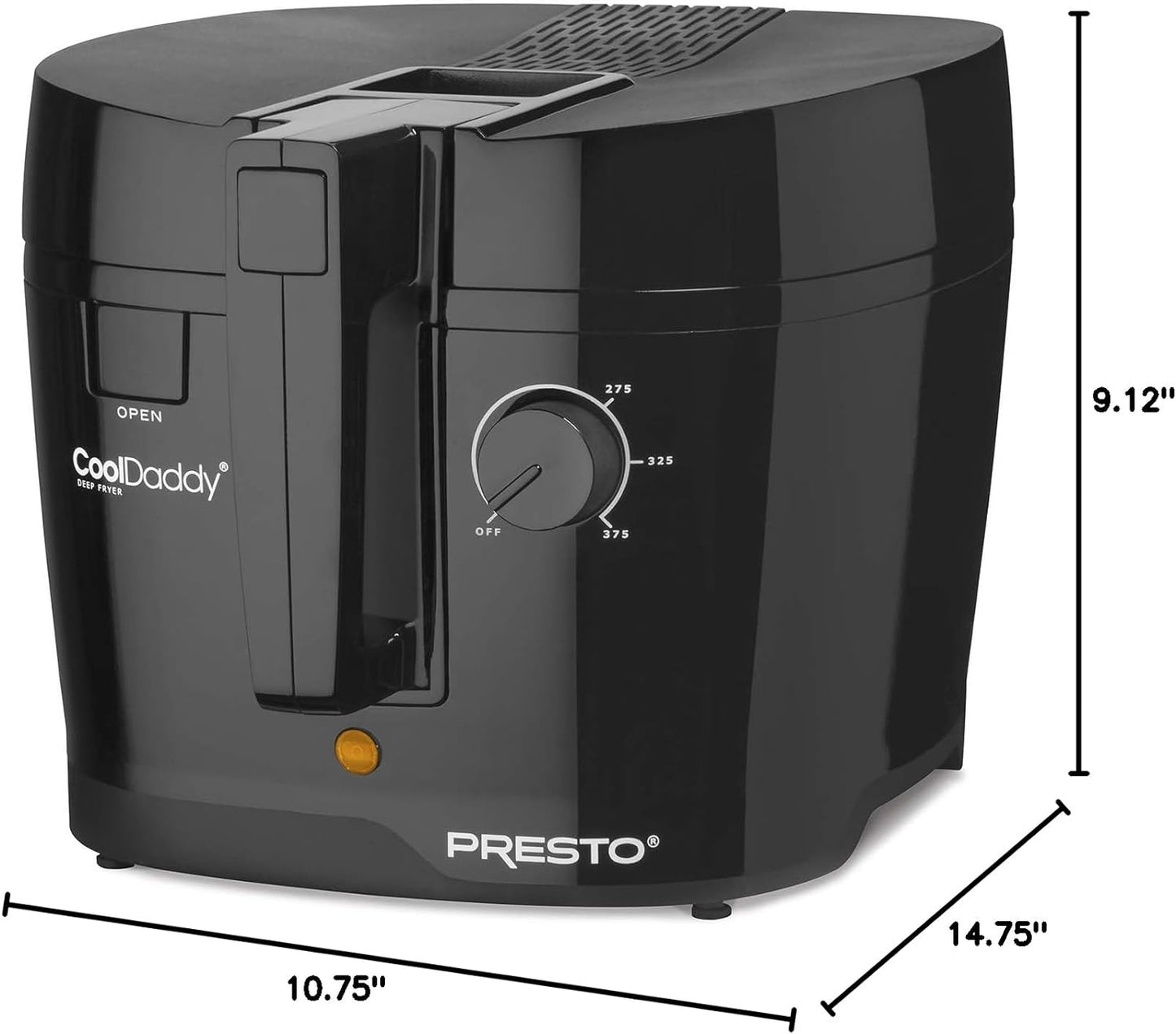 Presto CoolDaddy Cool-Touch Deep Fryer